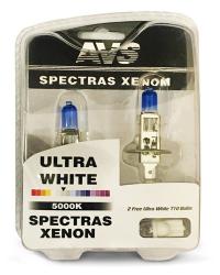  AVS SPECTRAS Xenon 5000K H1 12V 75W,  2+2 (T-10) . (A07246S)
